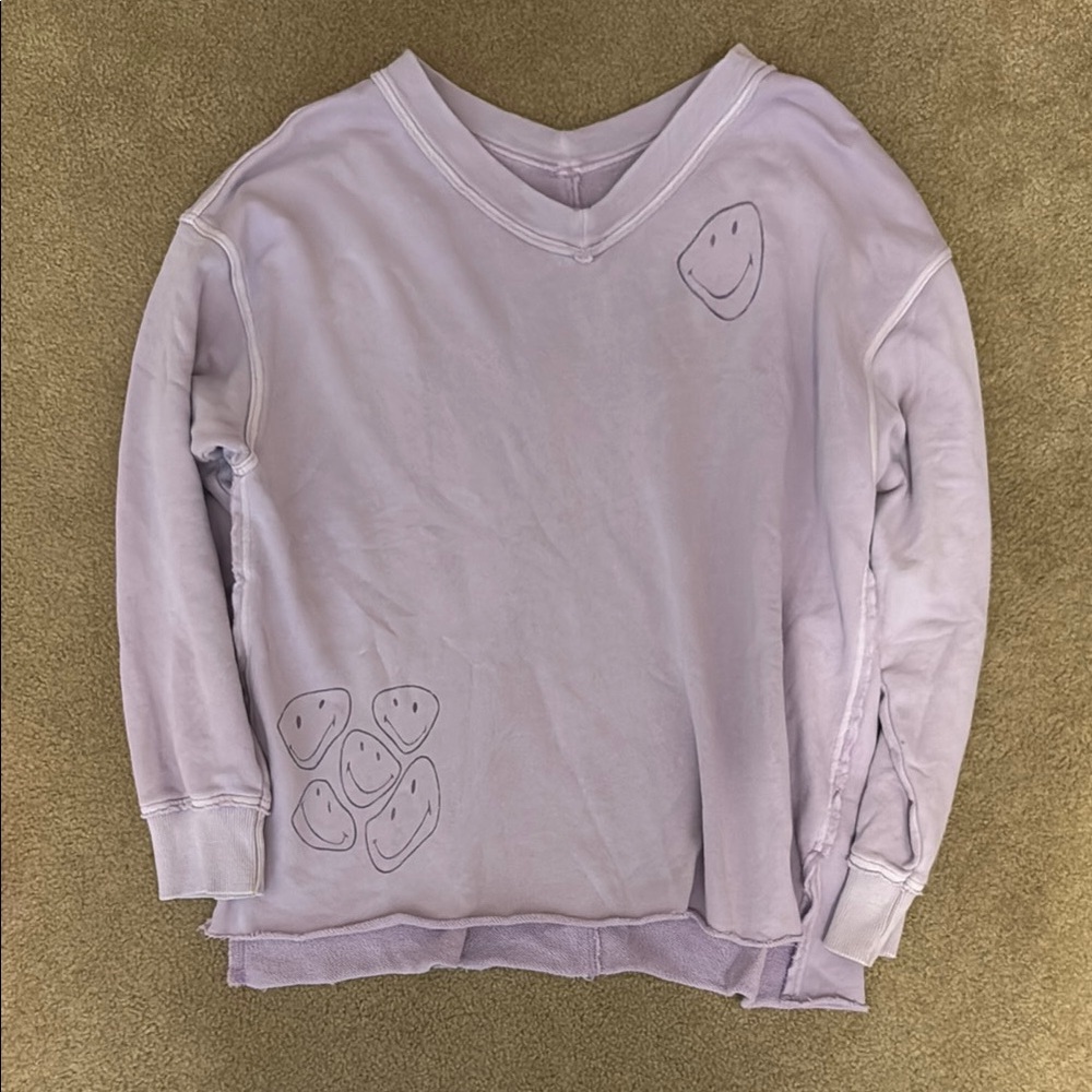 Aerie Light Purple Crewneck